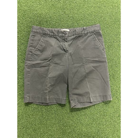 J Crew Shorts Womens Size 6 Bermuda Chino In Black Casual - Picture 1 of 3